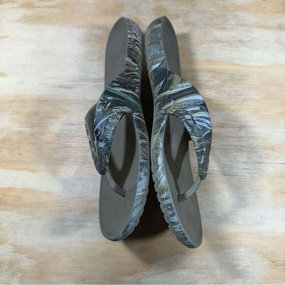 Crocs - Swiftwater Wave Realtree Edge Camo Flip Flop Women’s Size 10 - Picture 4 of 7